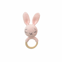 Load image into Gallery viewer, Parker Rabbit Rattle Pink