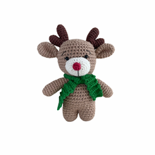 Load image into Gallery viewer, Riley Reindeer Crochet Toy