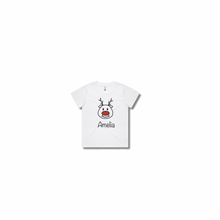 Load image into Gallery viewer, Personalised Kids Christmas T-Shirts Rudolph