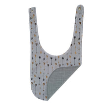 Load image into Gallery viewer, Little Humans Cotton Baby Bib - Golden Arrows