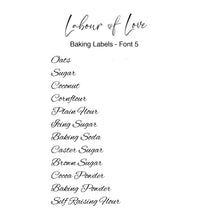 Load image into Gallery viewer, Baking Labels - 12 Pack