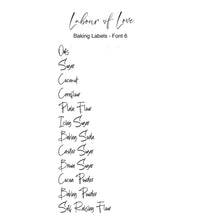 Load image into Gallery viewer, Baking Labels - 12 Pack