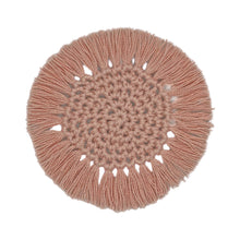 Load image into Gallery viewer, Boho Coaster 4 Pack Blush