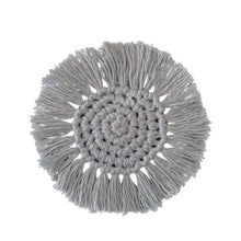 Load image into Gallery viewer, Boho Coaster 4 Pack Grey
