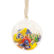 Load image into Gallery viewer, Personalised Fillable Christmas Bauble Clear