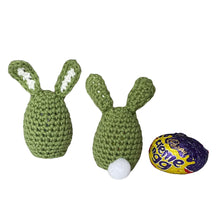Load image into Gallery viewer, Chocolate Egg Easter Bunny Cover With Creme Egg