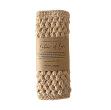 Load image into Gallery viewer, Cotton Face Cloth Natural