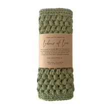 Load image into Gallery viewer, Cotton Face Cloth Olive