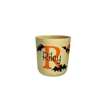 Load image into Gallery viewer, Personalised Halloween Kids Tumbler with Bats