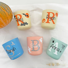 Load image into Gallery viewer, Personalised Halloween Kids Tumbler with Bats