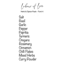 Load image into Gallery viewer, Herb and Spice Labels - 12 Pack
