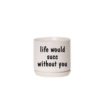 Load image into Gallery viewer, Printed Small Oslo Pot Parchment - with sayings