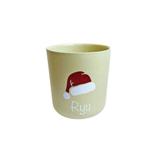 Load image into Gallery viewer, Personalised Santa Hat Christmas Bamboo Cup