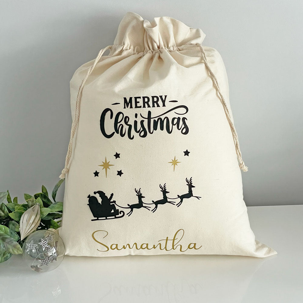 Custom christmas hotsell sacks
