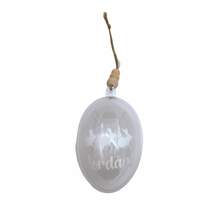 Load image into Gallery viewer, Personalised Fillable Easter Egg Bauble