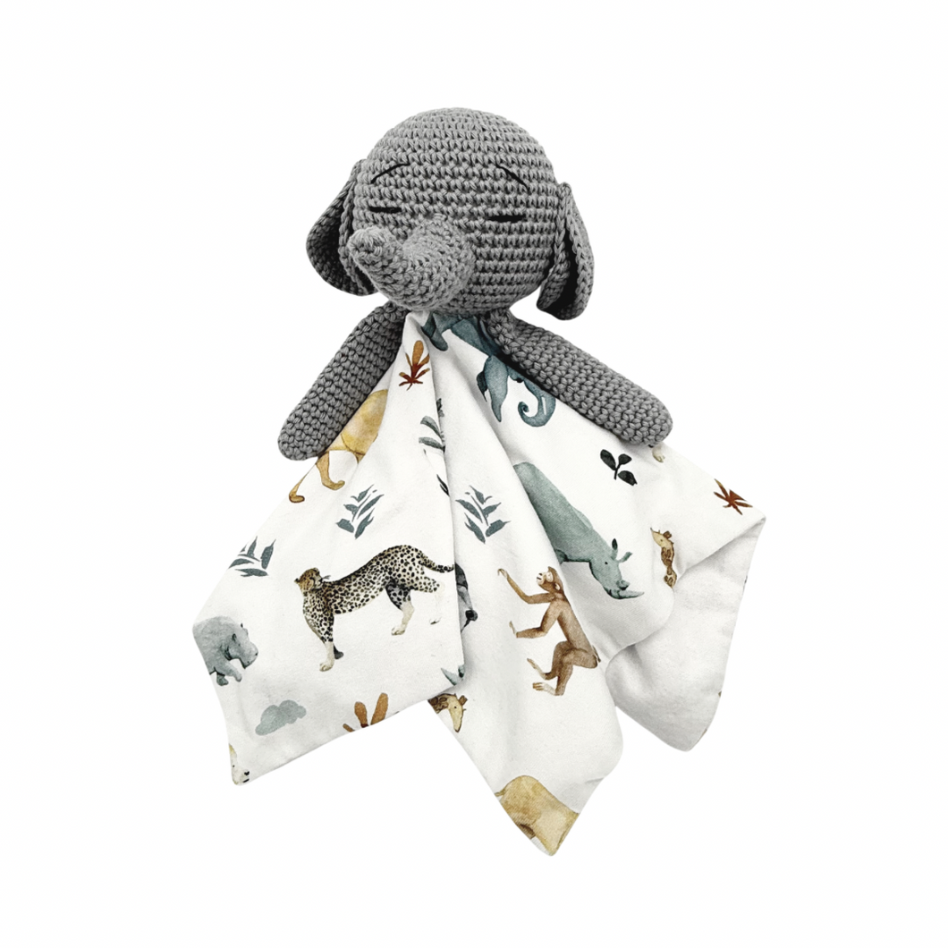 Arlo Elephant Cloth Lovie Grey Safari