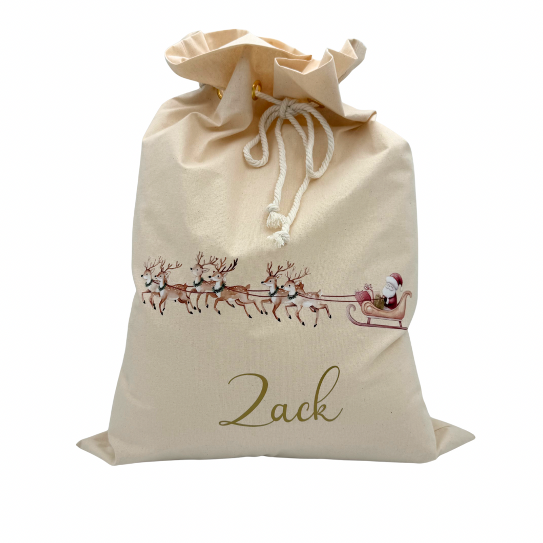 Premium Santa Sack Santa Sleigh- Personalised