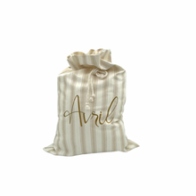 Load image into Gallery viewer, Premium Natural Stripe Christmas Sack - Personalised
