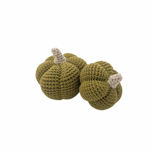 Load image into Gallery viewer, Crochet Pumpkin Green
