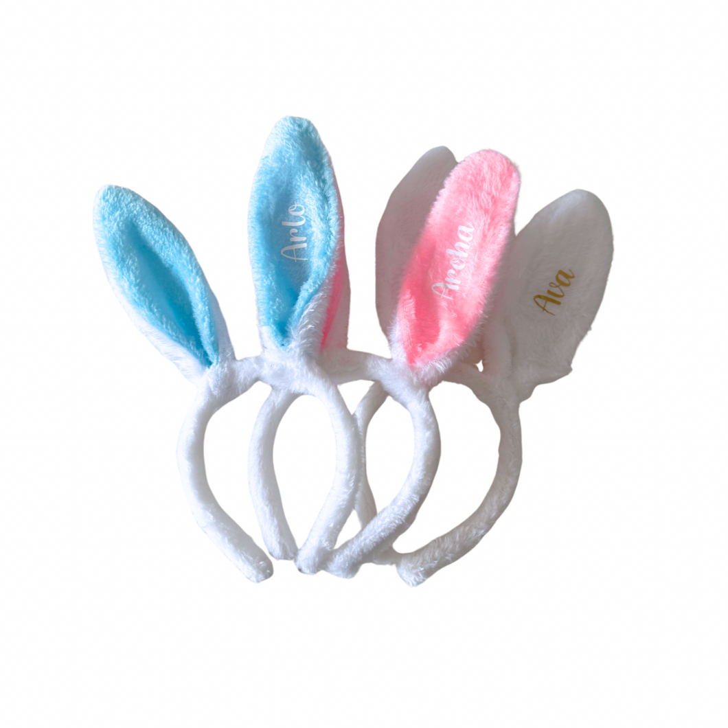 FREE Personalised Mini Bunny Ears Headband - For every $20 you spend on our Easter Collection