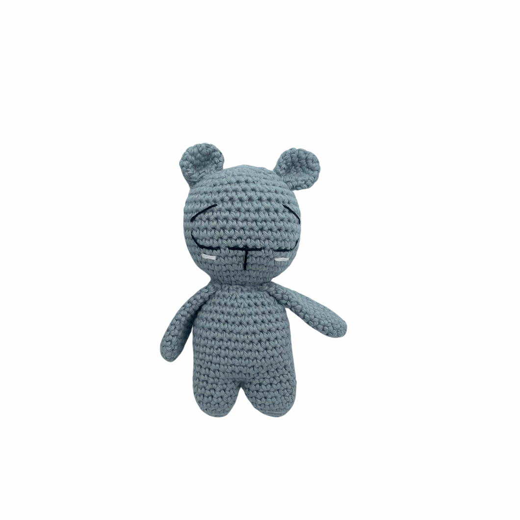 Evie Bear Toy Grey