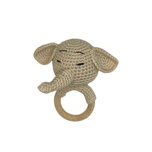 Arlo Elephant Rattle Natural