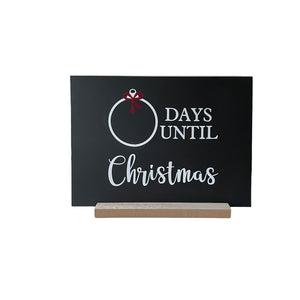 Bauble Christmas Countdown Blackboard