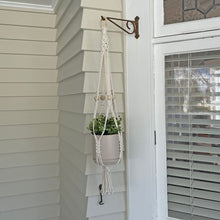 Load image into Gallery viewer, Boho Macrame Plant Hanger Totara - Cream With or Without Pot
