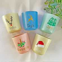 Load image into Gallery viewer, Personalised Gold Reindeer Christmas Bamboo Cup
