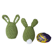 Load image into Gallery viewer, Chocolate Egg Easter Bunny Cover With Creme Egg
