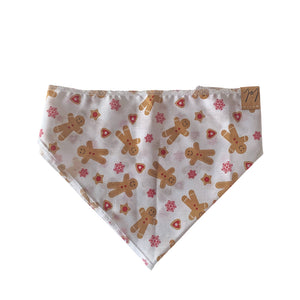 Christmas Dog Bandana Gingerbread Men