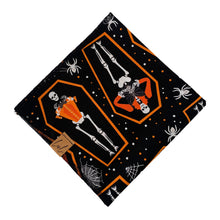 Load image into Gallery viewer, Halloween Dog Bandana Skeletor
