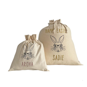 Easter Treat Bag Bunny Face - Personalised