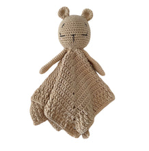 Load image into Gallery viewer, Evie Bear Crochet Lovie Natural
