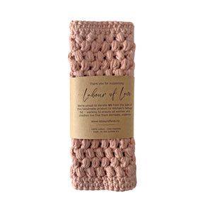 Cotton Face Cloth Blush