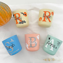 Load image into Gallery viewer, Personalised Halloween Kids Tumbler with Ghosts
