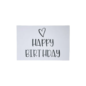 Happy Birthday with Heart Card