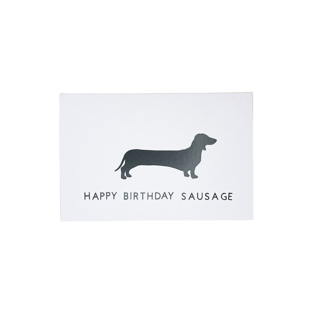 Happy Birthday Sausage Card