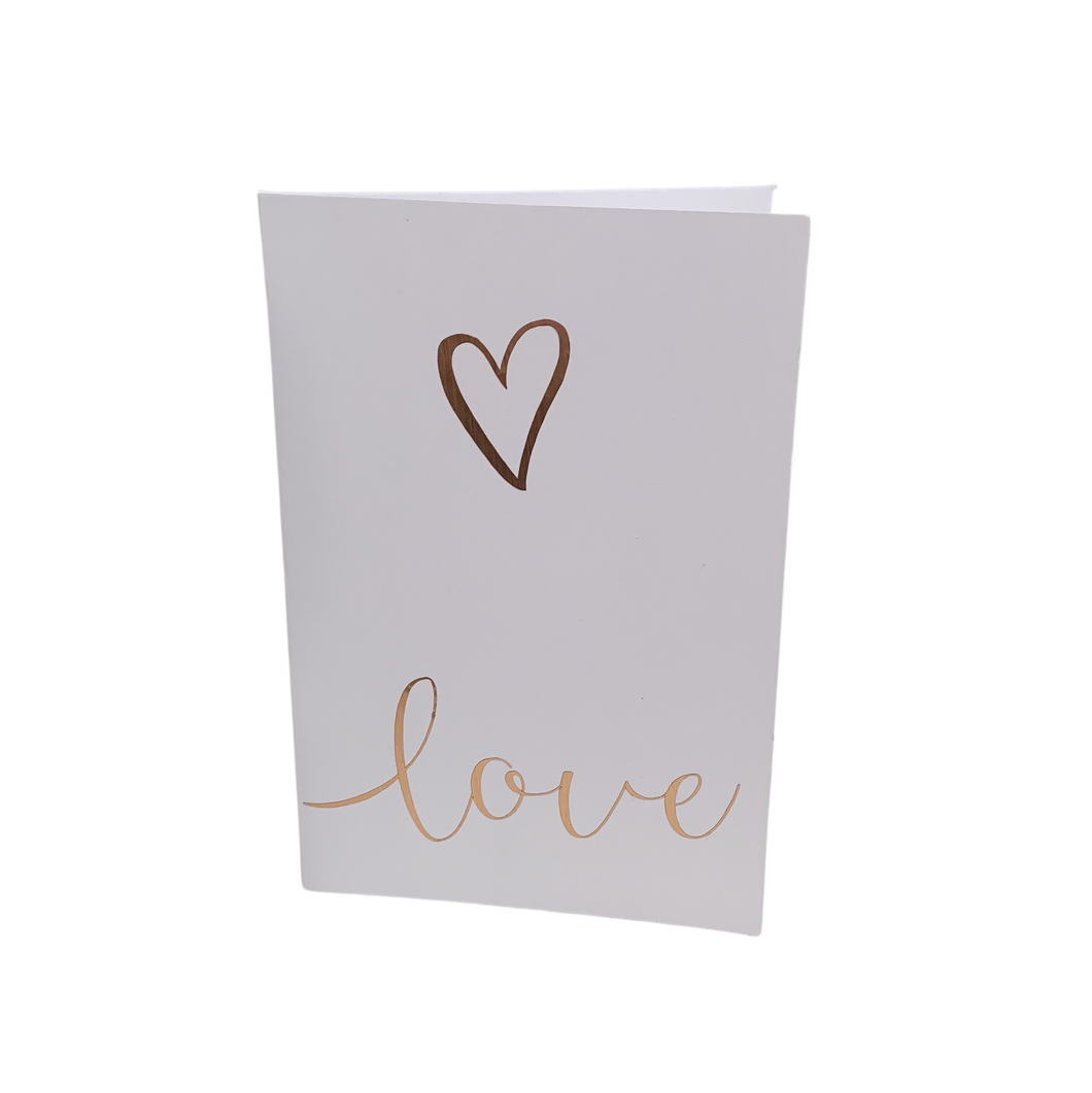 Love Card Rose Gold