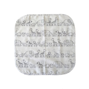 Muslin Baby Wash Cloth Safari