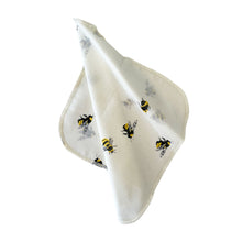 Load image into Gallery viewer, Muslin Baby Wash Cloth Buzzy Bee
