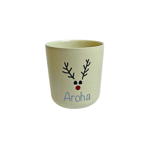 Personalised Rudolph Christmas Bamboo Cup