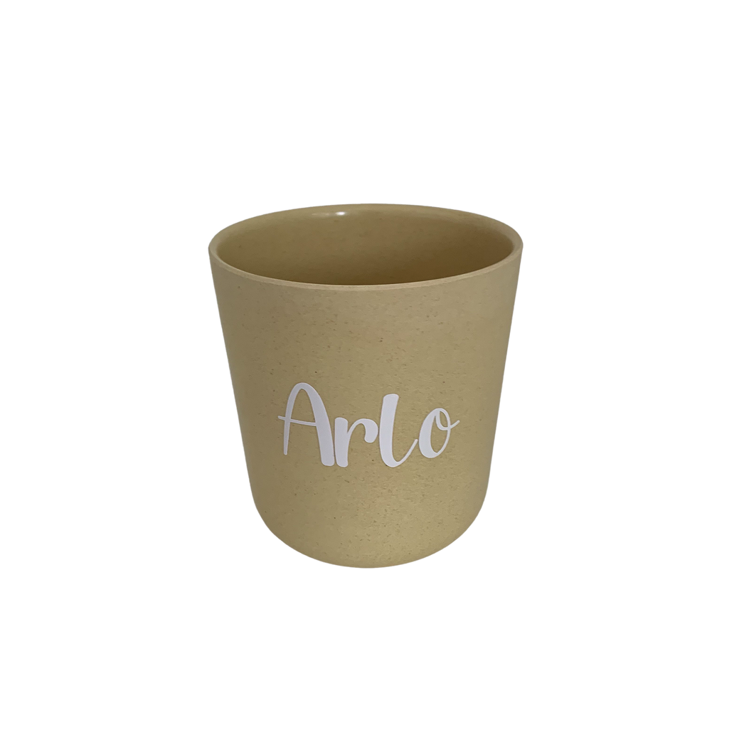 Personalised Bamboo Kids Cups or Kids Cup Labels