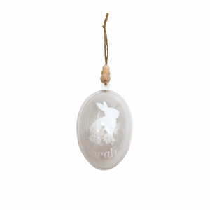 Personalised Fillable Easter Egg Bauble