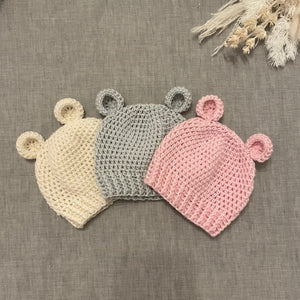 Bear Beanie Peony