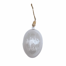 Load image into Gallery viewer, Personalised Fillable Easter Egg Bauble
